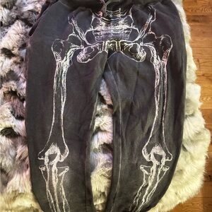 Iron fist skeleton joggers